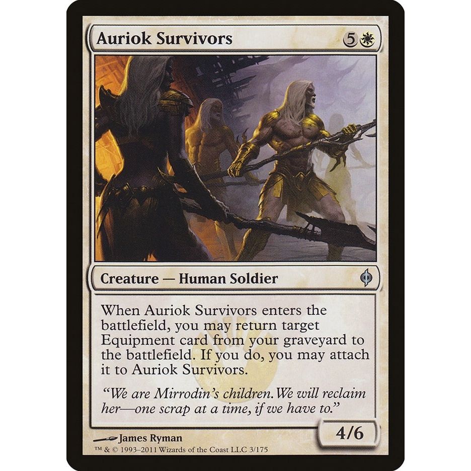 Image for Auriok Survivors (3) (NPH) - Magic: The Gathering