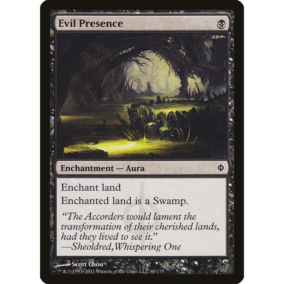 Image for Evil Presence (60) (NPH) - Magic: The Gathering