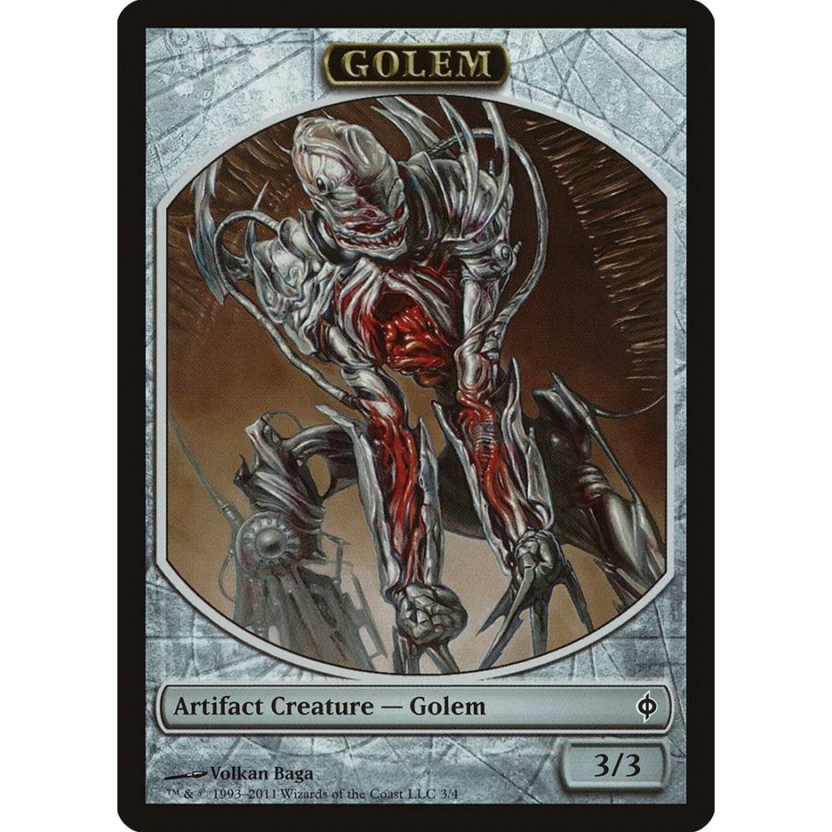 Image for Golem Token (3) (NPH) - Magic: The Gathering