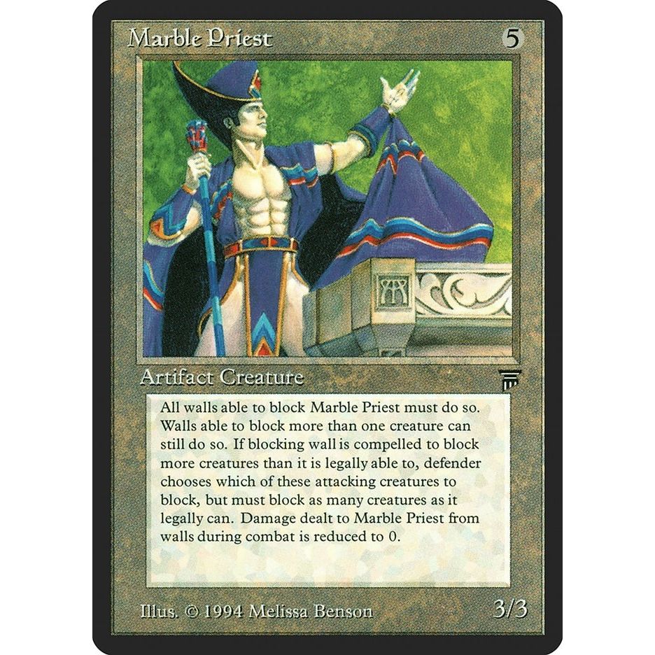 Image for Marble Priest (LEG) - Magic: The Gathering