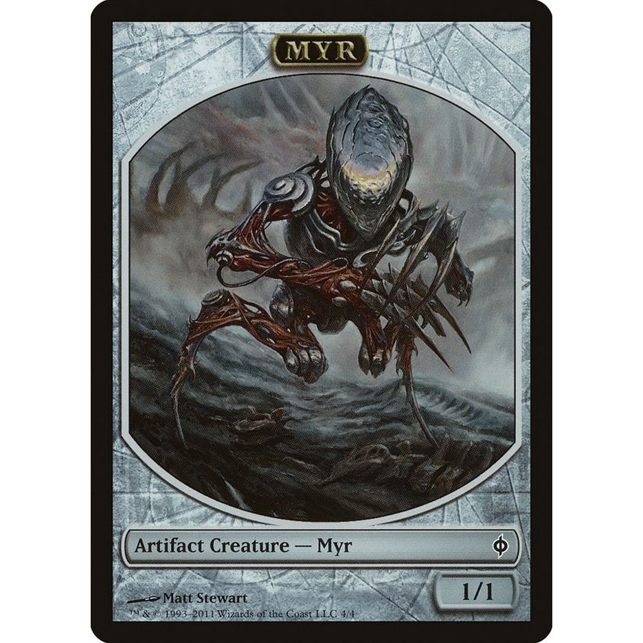 Image for Myr Token (4) (NPH) - Magic: The Gathering