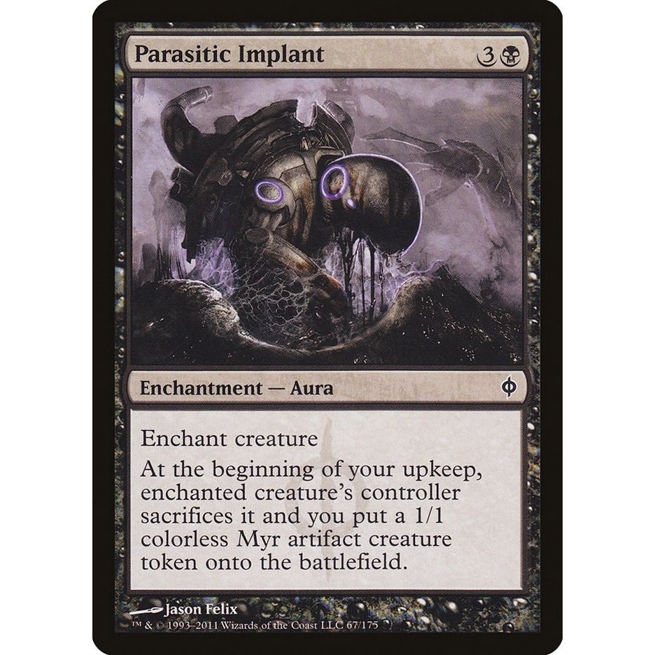 Image for Parasitic Implant (67) (NPH) - Magic: The Gathering