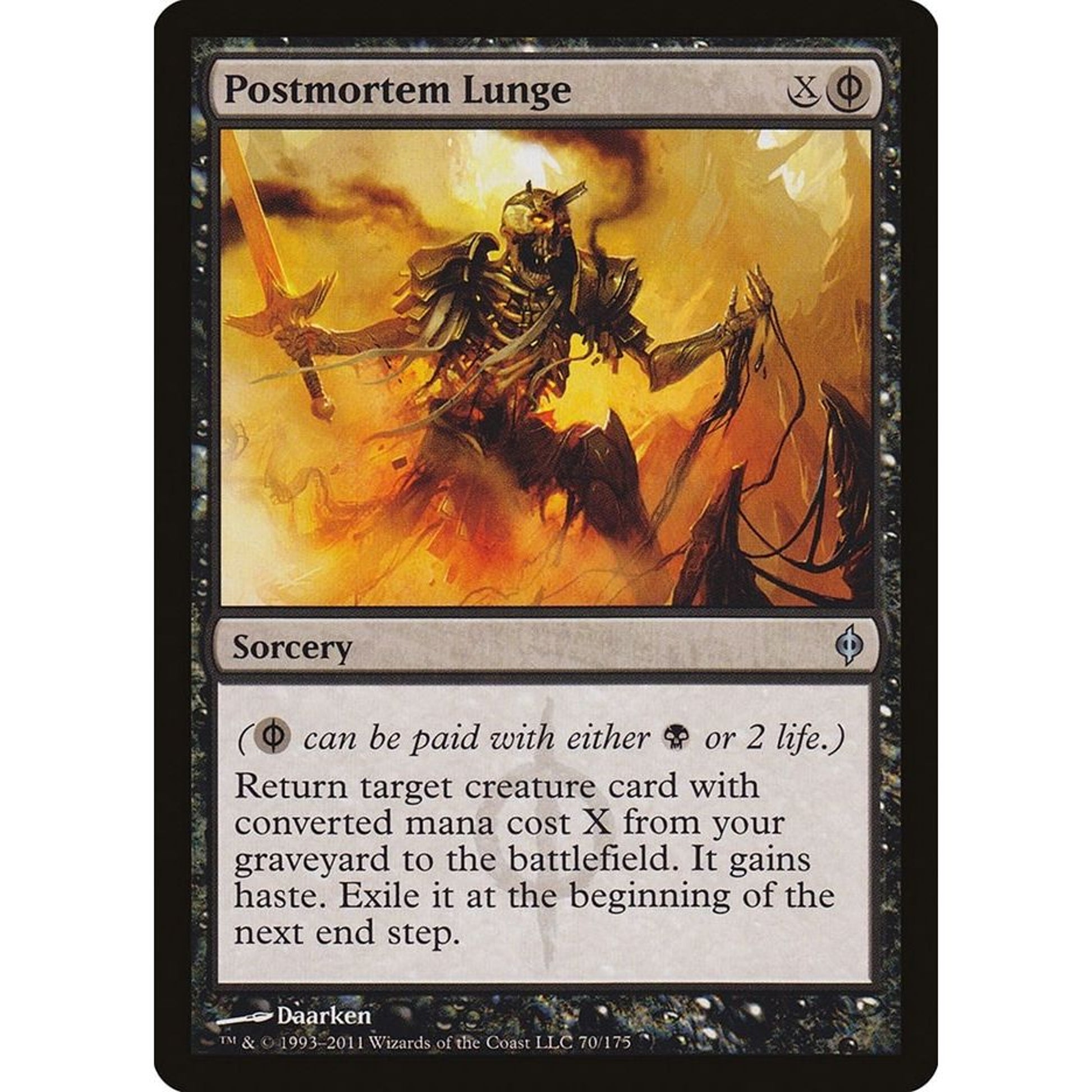 Image for Postmortem Lunge (70) (NPH) - Magic: The Gathering