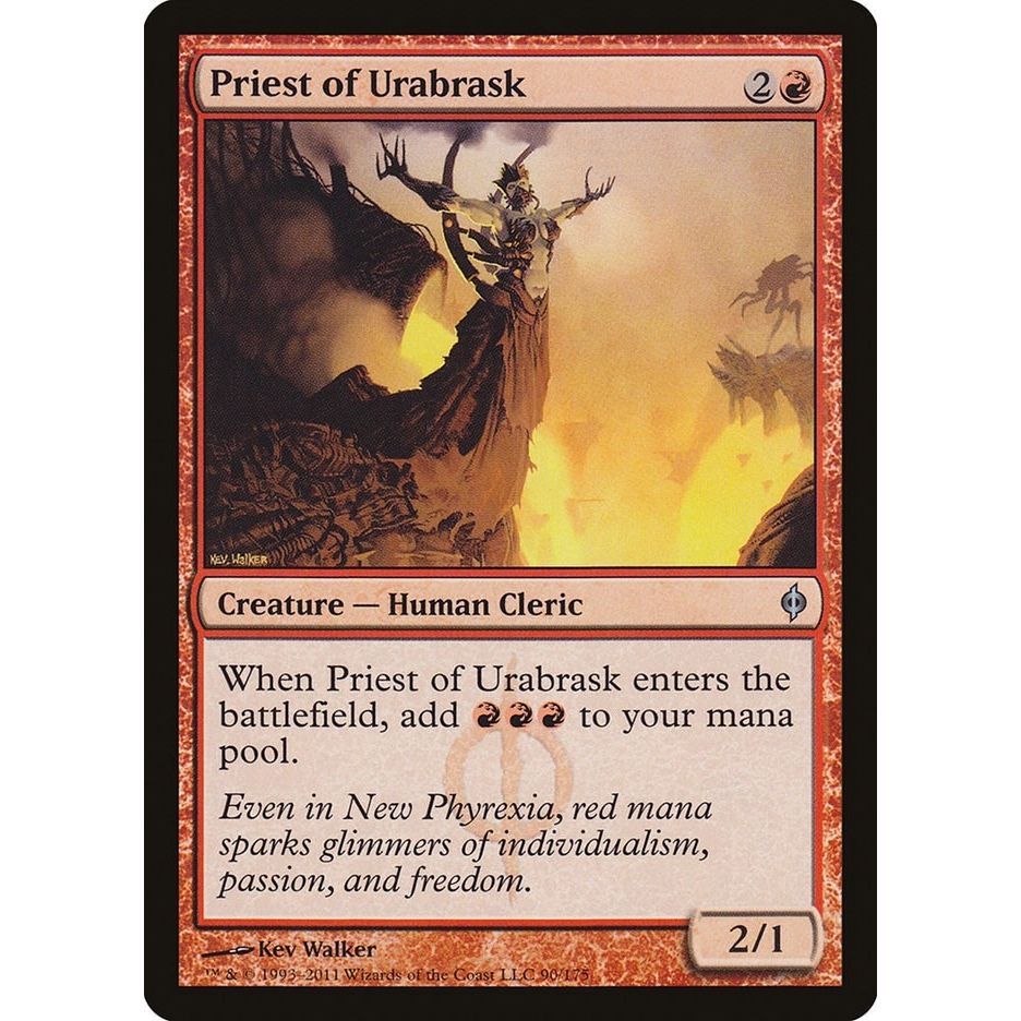 Image for Priest of Urabrask (90) (NPH) - Magic: The Gathering