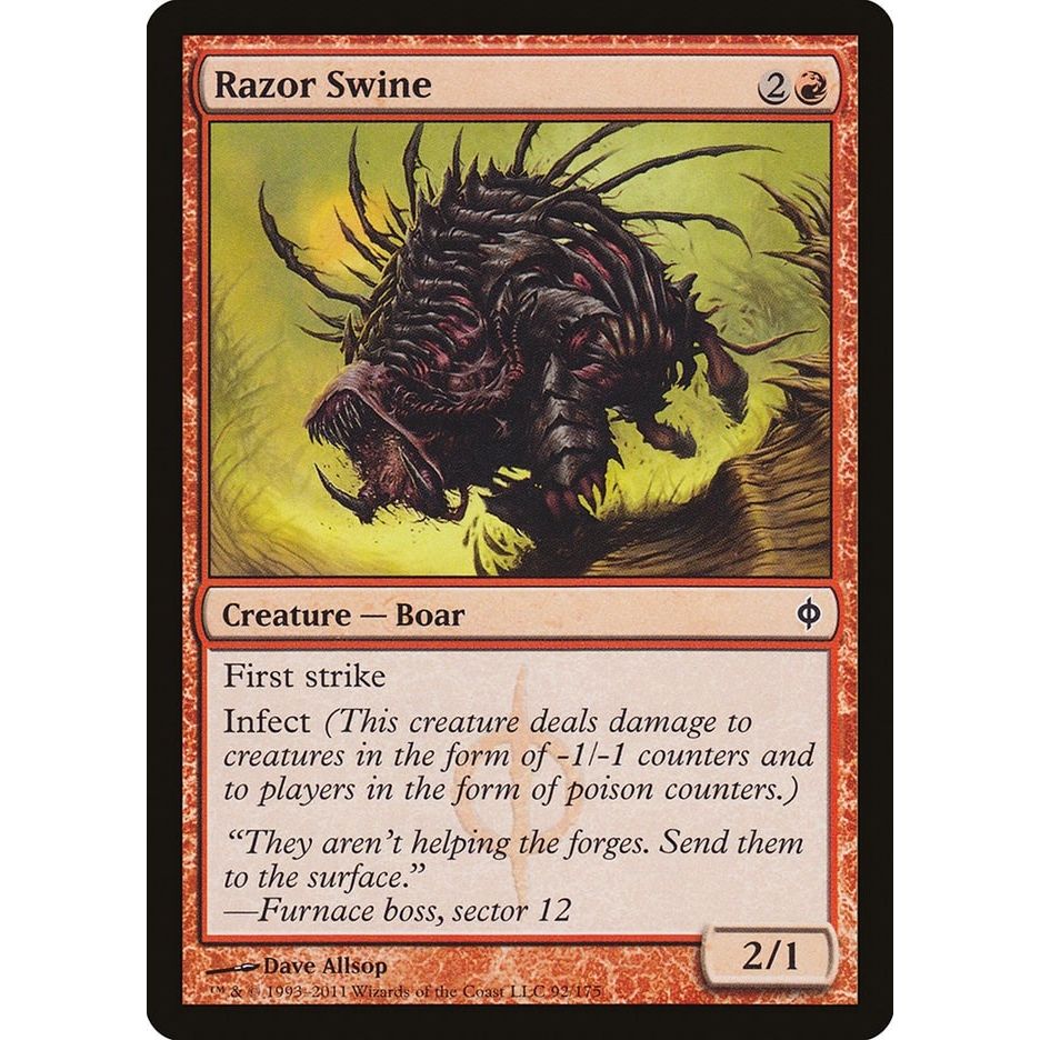 Image for Razor Swine (92) (NPH) - Magic: The Gathering