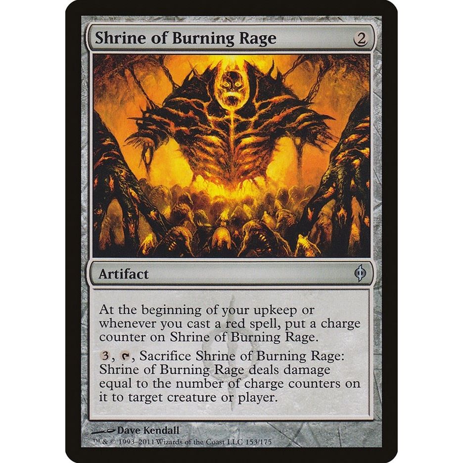 Image for Shrine of Burning Rage (153) (NPH) - Magic: The Gathering