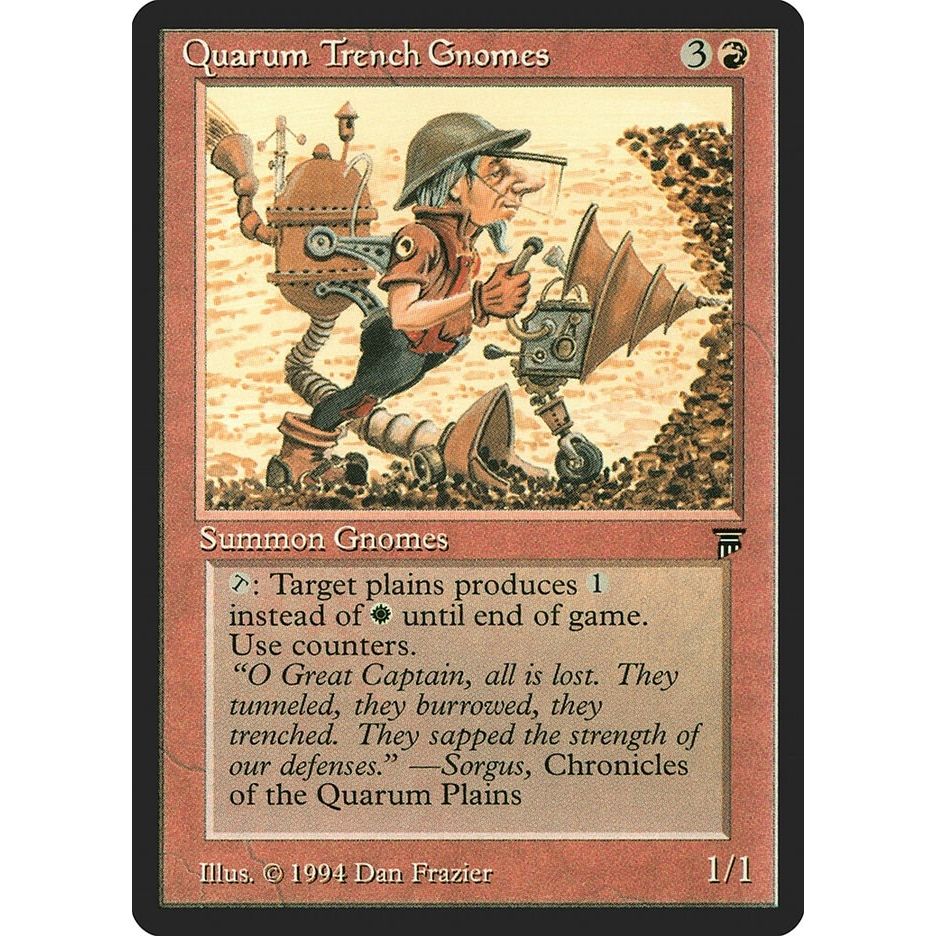 Image for Quarum Trench Gnomes (LEG) - Magic: The Gathering