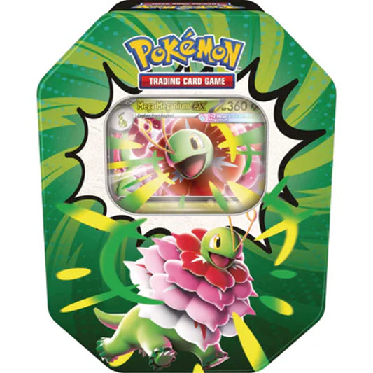 Pokemon - Mega Evolution Tin - Ascended Heroes - Mega Meganium ex