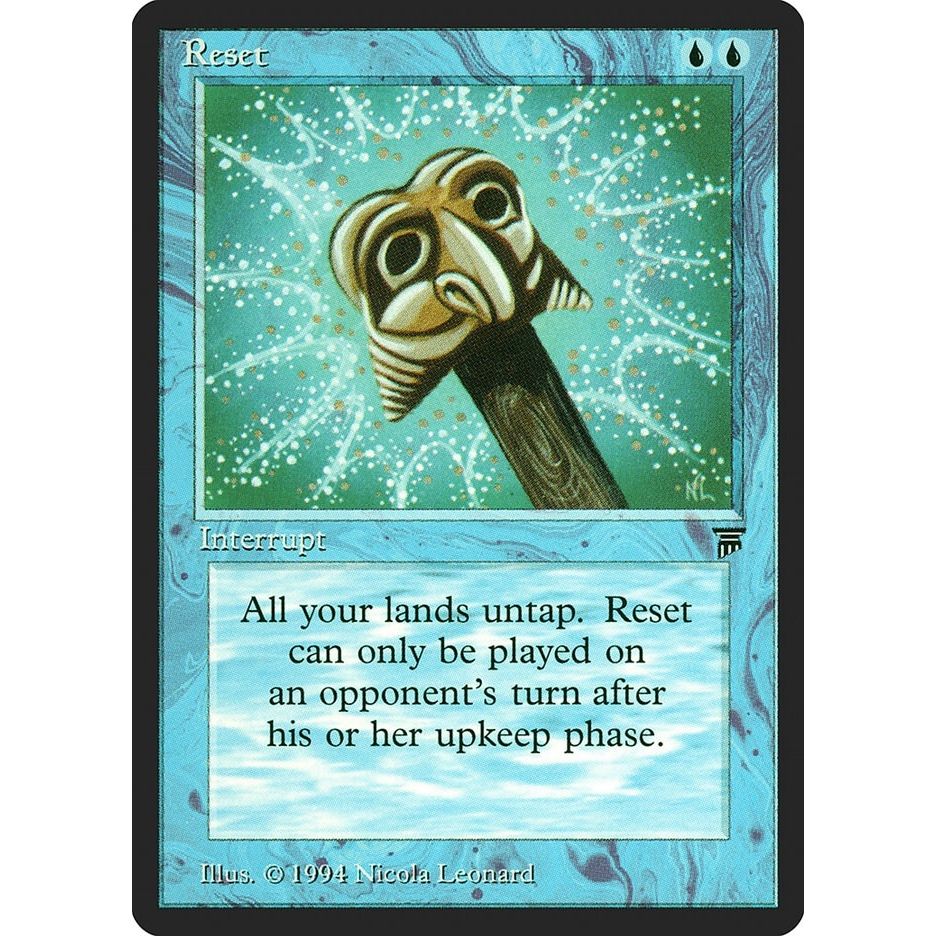Image for Reset (LEG) - Magic: The Gathering