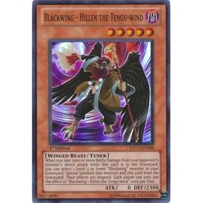 Image for Blackwing - Hillen the Tengu-wind (EXVC-EN008) (EXVC) - YuGiOh