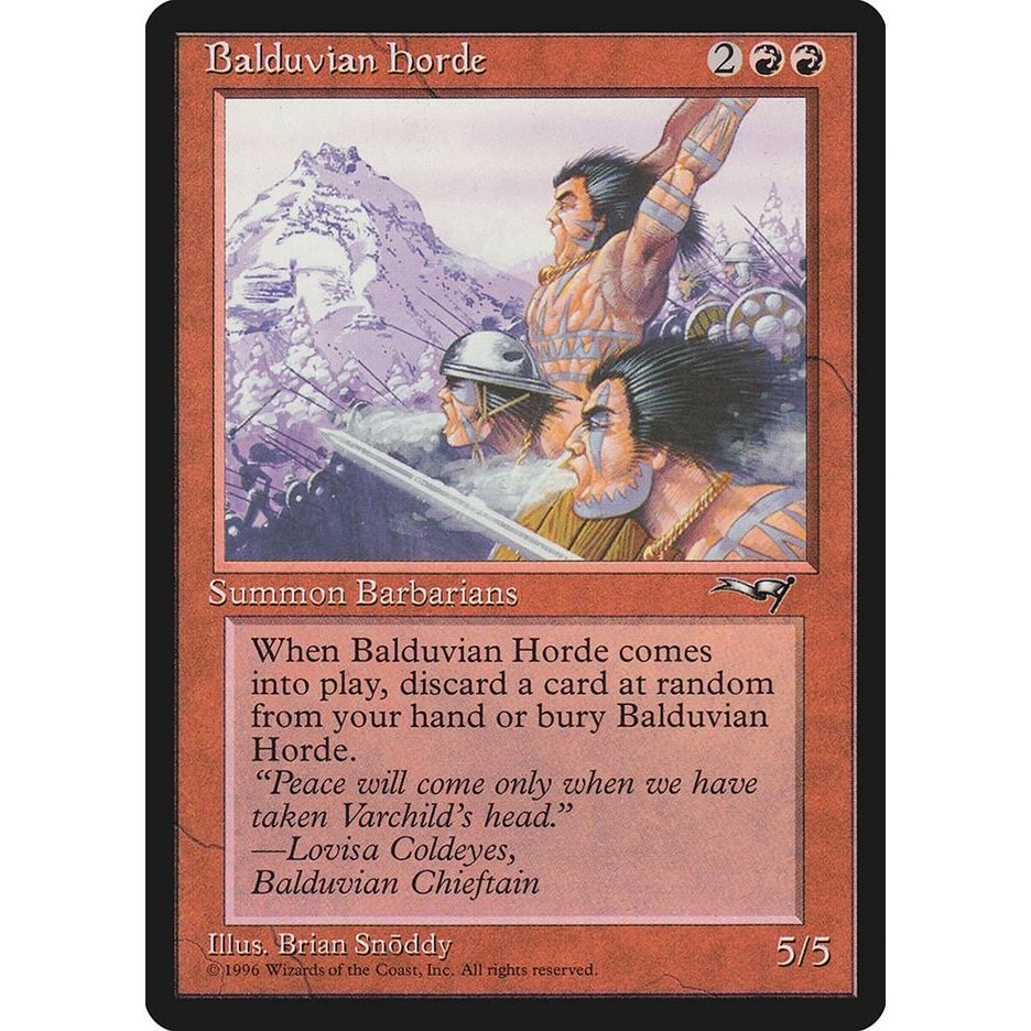 Image for Balduvian Horde (ALL) - Magic: The Gathering