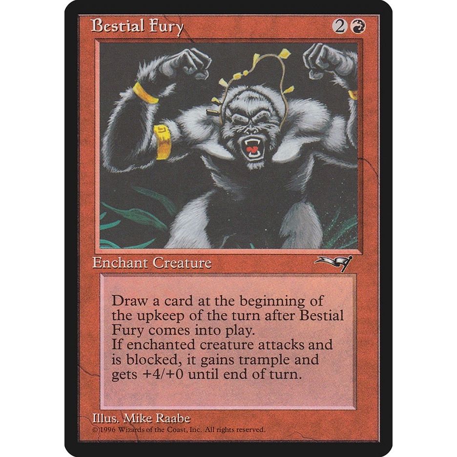 Image for Bestial Fury (100) (ALL) - Magic: The Gathering