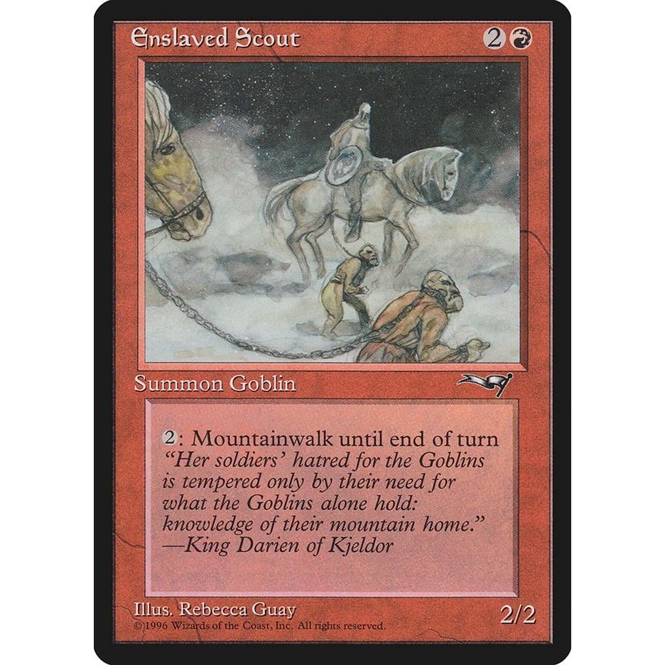 Image for Enslaved Scout (Horses) (105) (ALL) - Magic: The Gathering