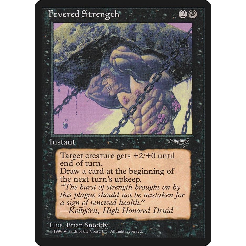 Image for Fevered Strength (11) (ALL) - Magic: The Gathering