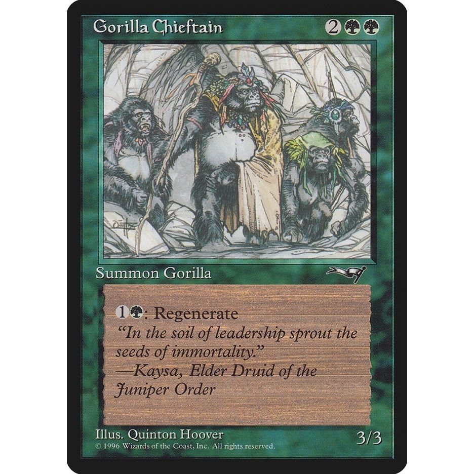 Image for Gorilla Chieftain (4 Gorillas) (78) (ALL) - Magic: The Gathering