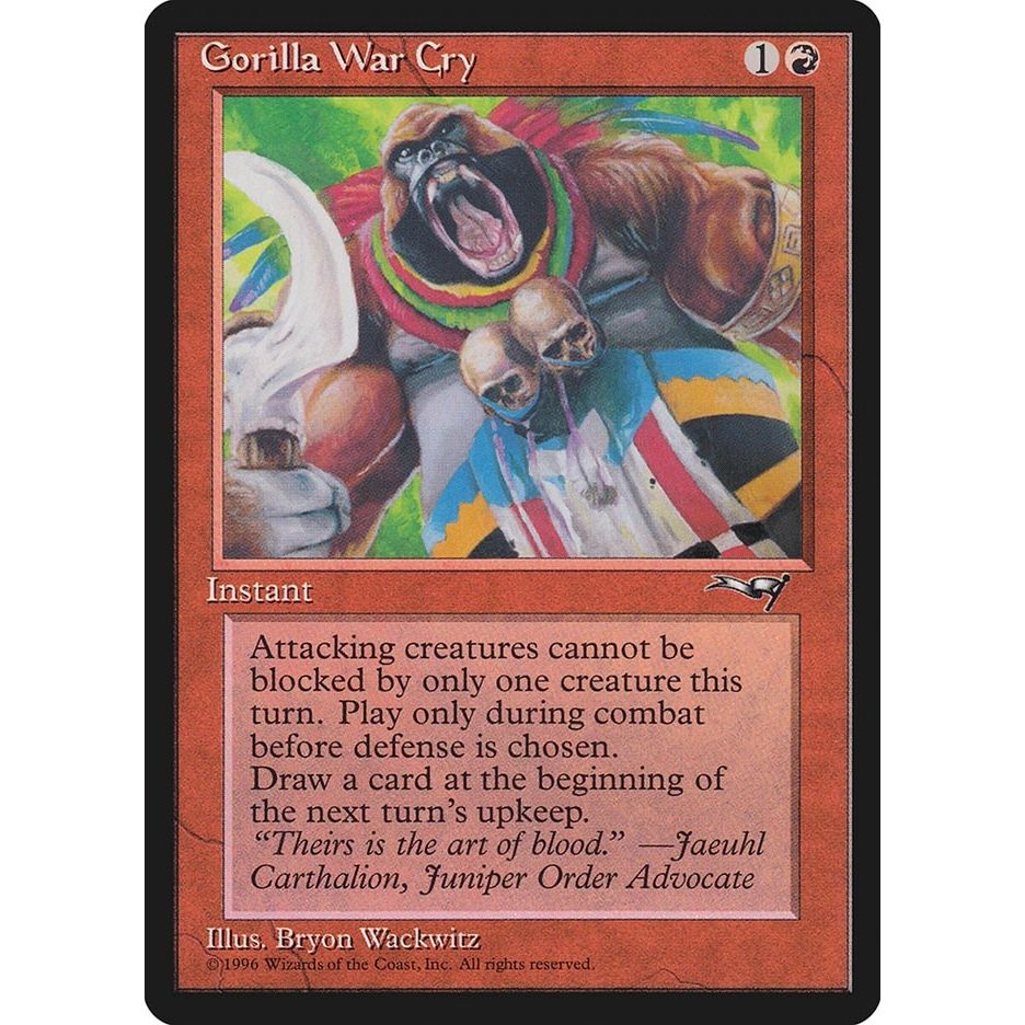 Image for Gorilla War Cry (109) (ALL) - Magic: The Gathering