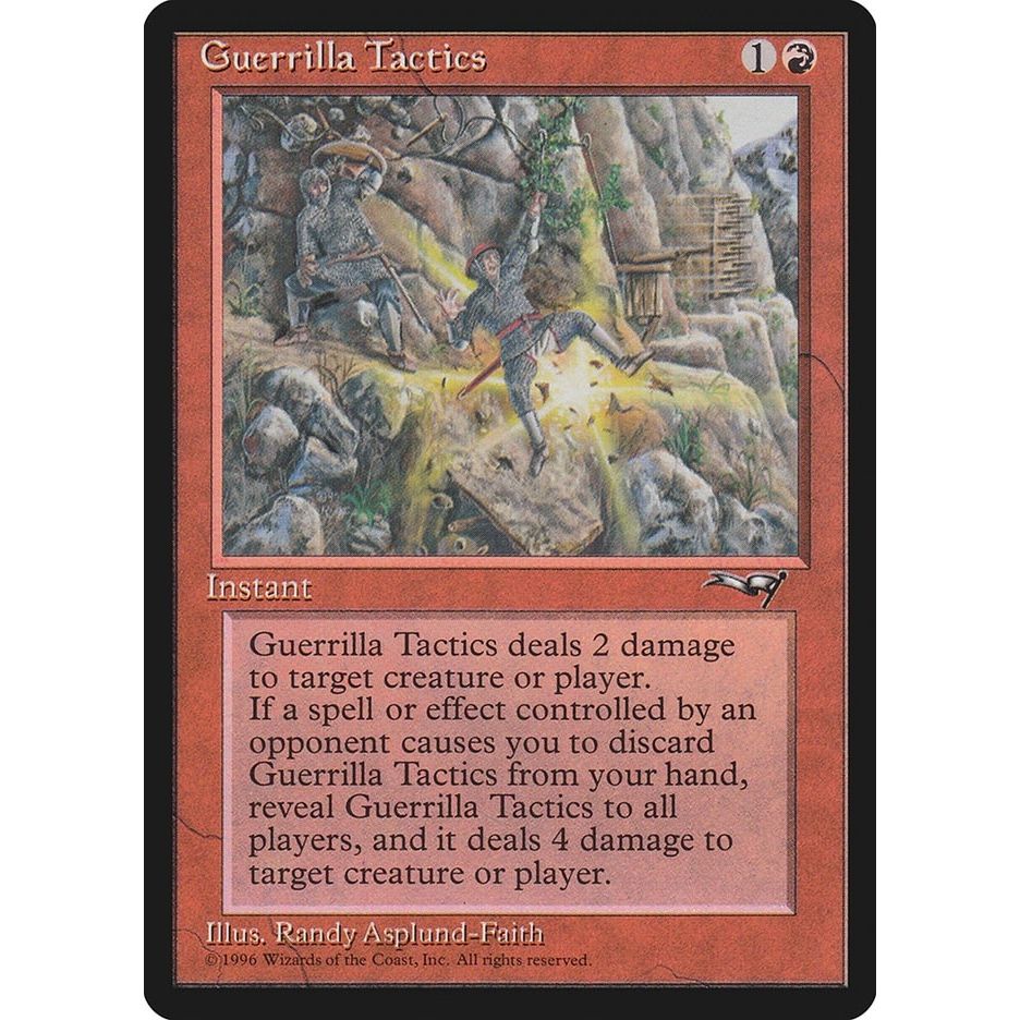 Image for Guerrilla Tactics (Cliff) (111) (ALL) - Magic: The Gathering