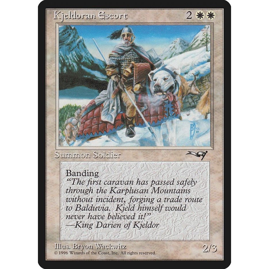 Image for Kjeldoran Escort (134) (ALL) - Magic: The Gathering