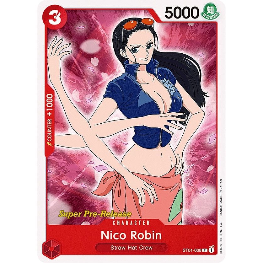 Image for Nico Robin (ST01-008) (ST-01 PRE) - One Piece Card Game