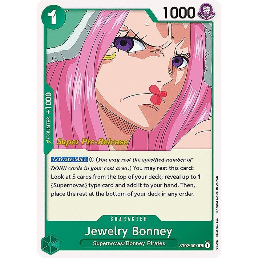 Image for Jewelry Bonney (ST02-007) (ST-02 PRE) - One Piece Card Game