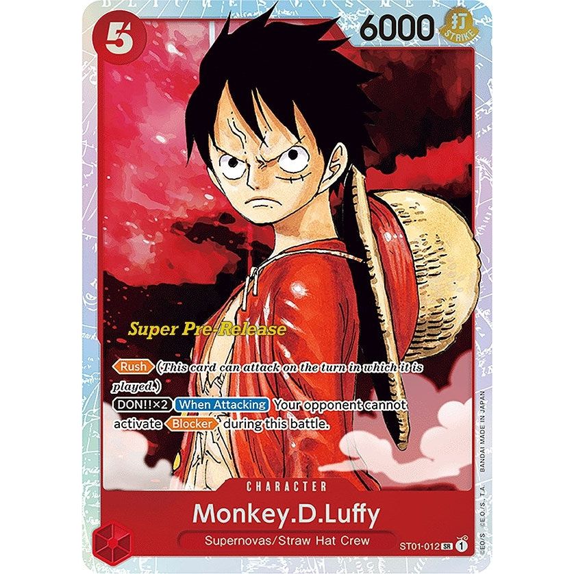 Image for Monkey.D.Luffy (012) (ST01-012) (ST-01 PRE) - One Piece Card Game