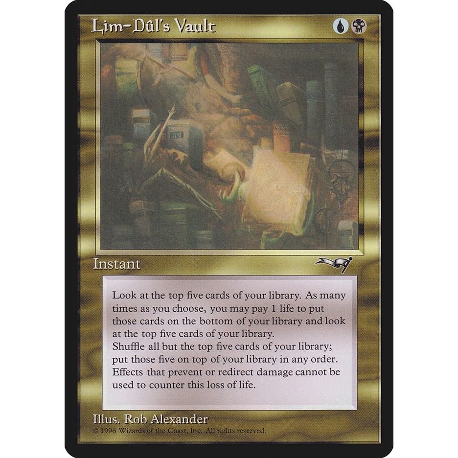 Image for Lim-Dul's Vault (192) (ALL) - Magic: The Gathering