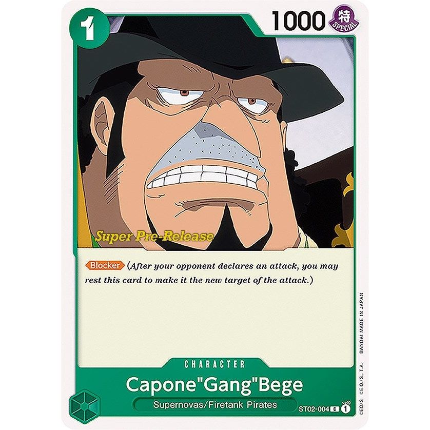 Image for Capone"Gang"Bege (ST02-004) (ST-02 PRE) - One Piece Card Game