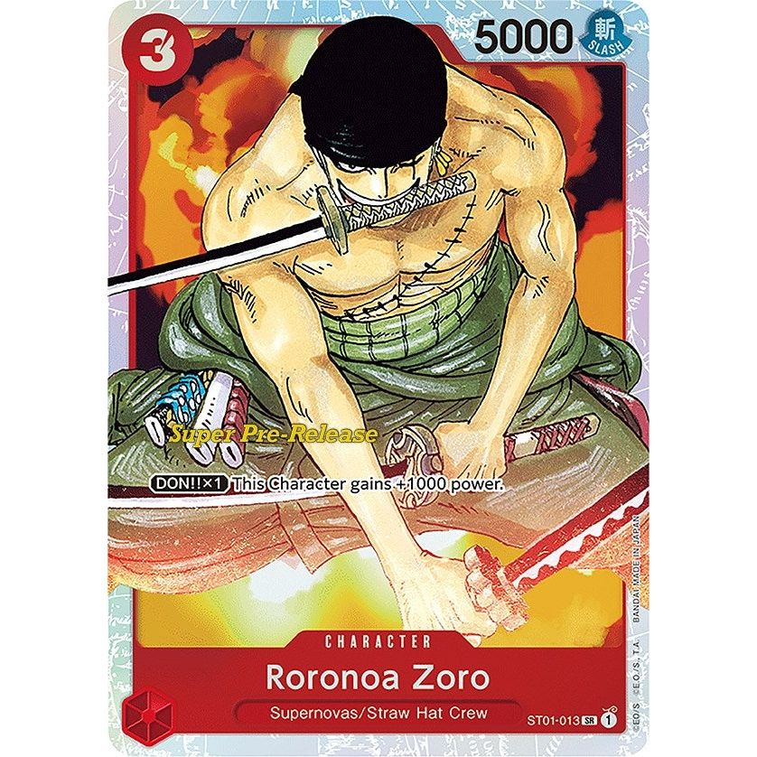 Image for Roronoa Zoro (ST01-013) (ST-01 PRE) - One Piece Card Game