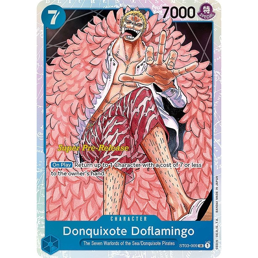 Image for Donquixote Doflamingo (ST03-009) (ST-03 PRE) - One Piece Card Game