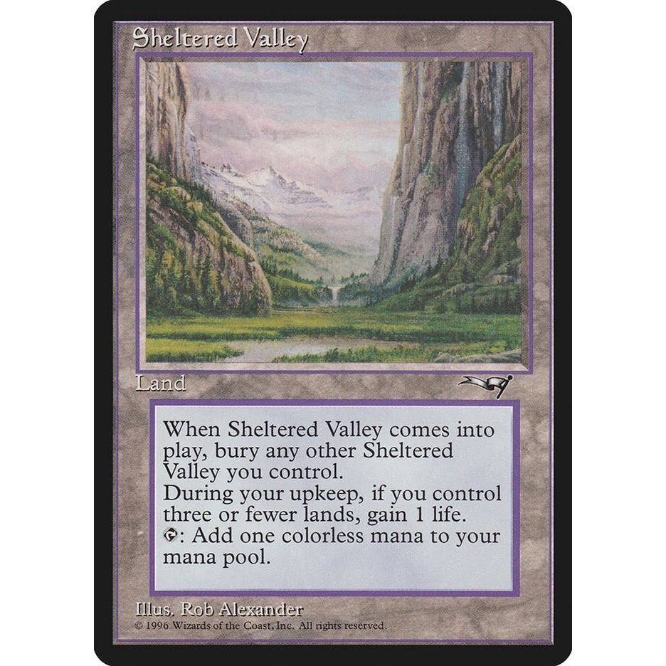 Image for Sheltered Valley (ALL) - Magic: The Gathering
