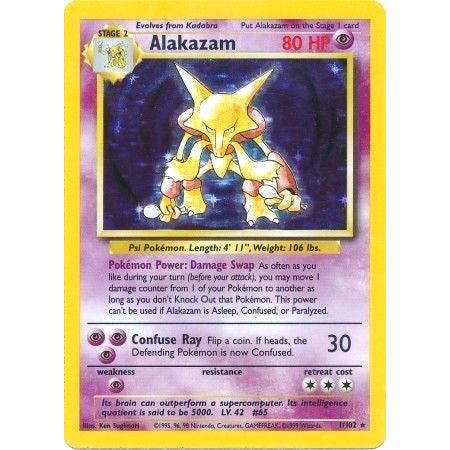 Image for Alakazam (001/102) (BS) - Pokemon