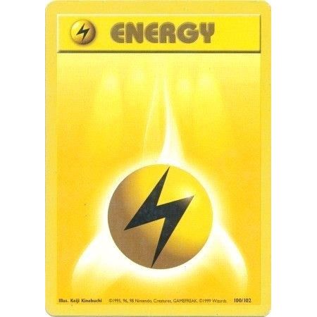 Image for Lightning Energy (100/102) (BS) - Pokemon
