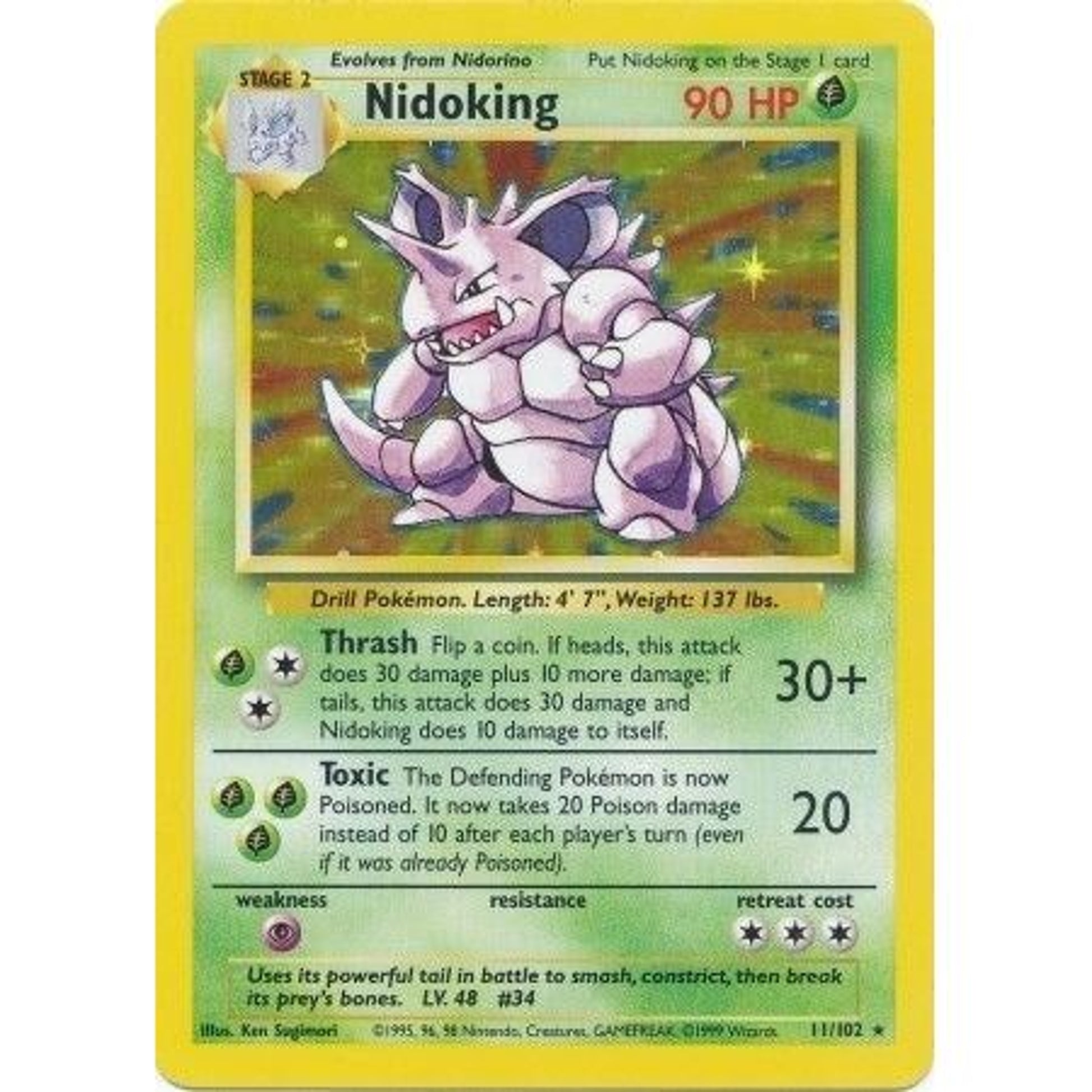 Image for Nidoking (011/102) (BS) - Pokemon
