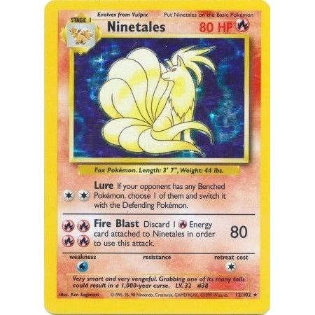 Image for Ninetales (012/102) (BS) - Pokemon