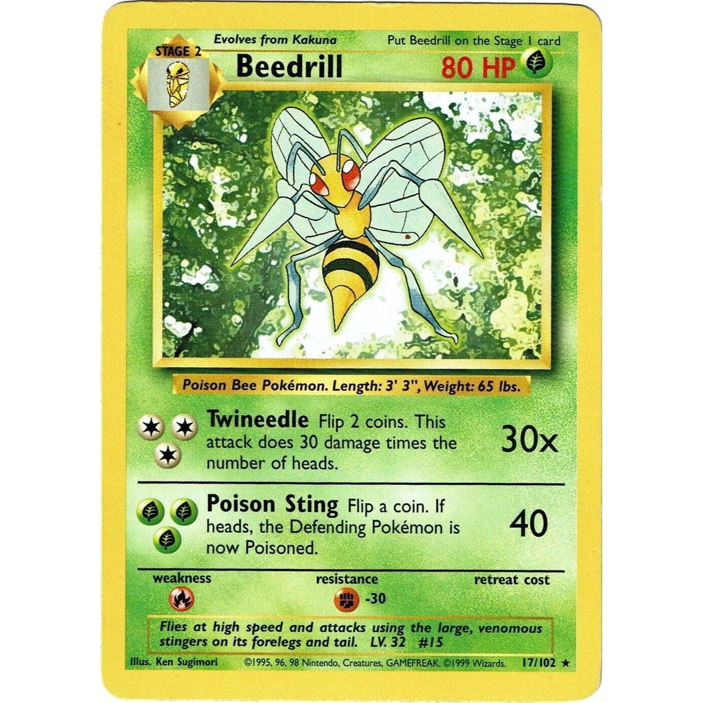 Image for Beedrill (017/102) (BS) - Pokemon