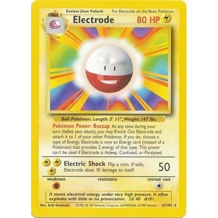 Image for Electrode (021/102) (BS) - Pokemon