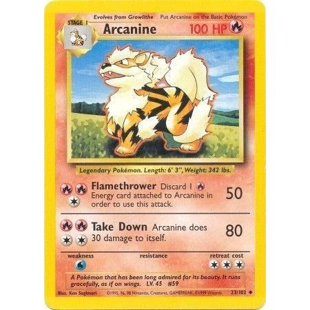 Image for Arcanine (023/102) (BS) - Pokemon