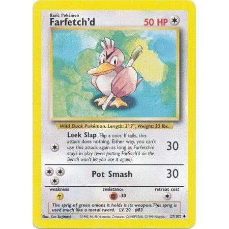 Image for Farfetch'd (027/102) (BS) - Pokemon