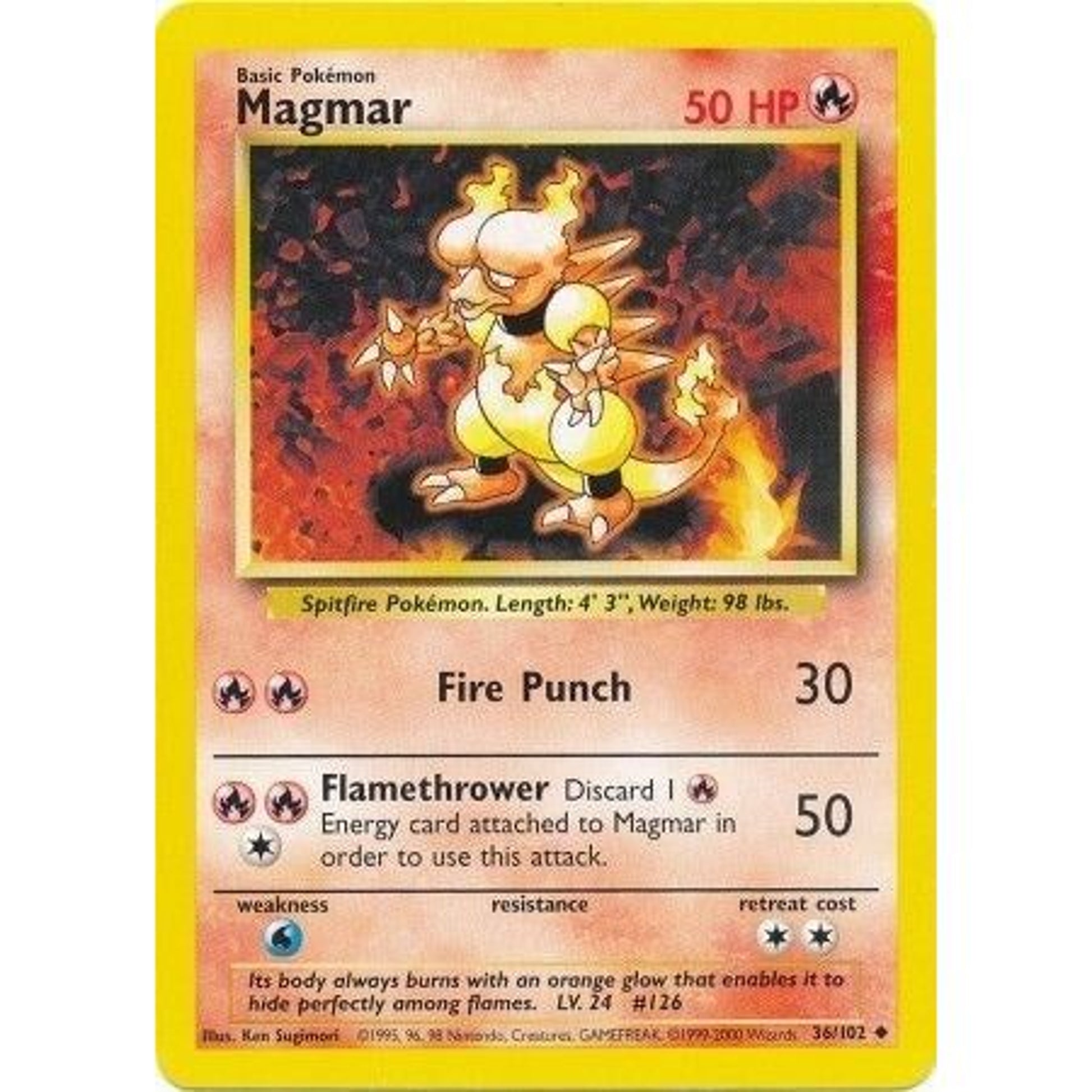 Image for Magmar (036/102) (BS) - Pokemon
