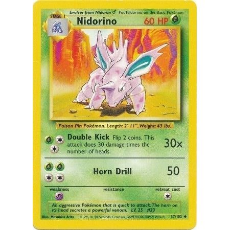 Image for Nidorino (037/102) (BS) - Pokemon