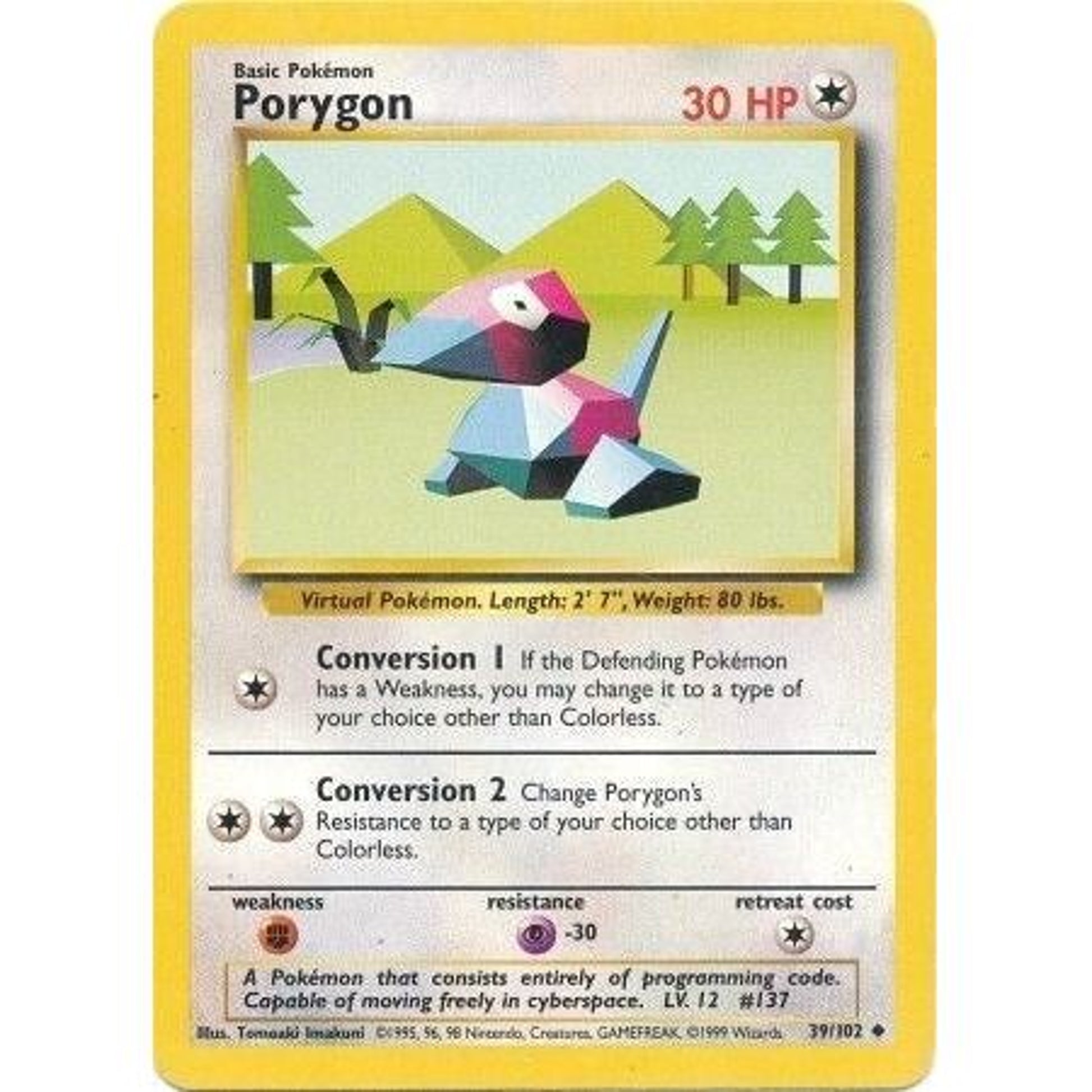 Image for Porygon (039/102) (BS) - Pokemon
