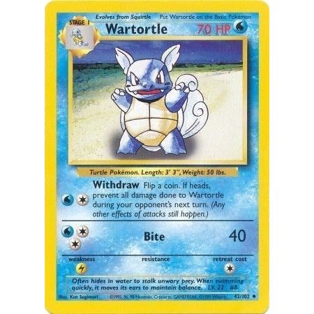 Image for Wartortle (042/102) (BS) - Pokemon