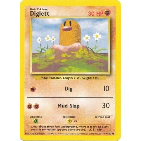 Image for Diglett (047/102) (BS) - Pokemon
