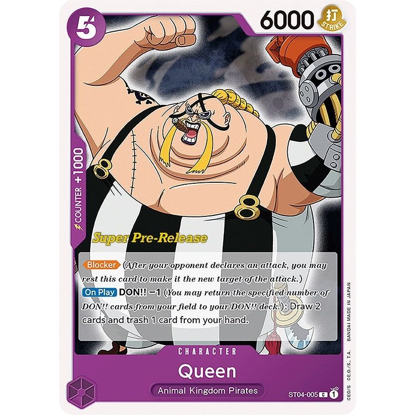Image for Queen (ST04-005) (ST-04 PRE) - One Piece Card Game