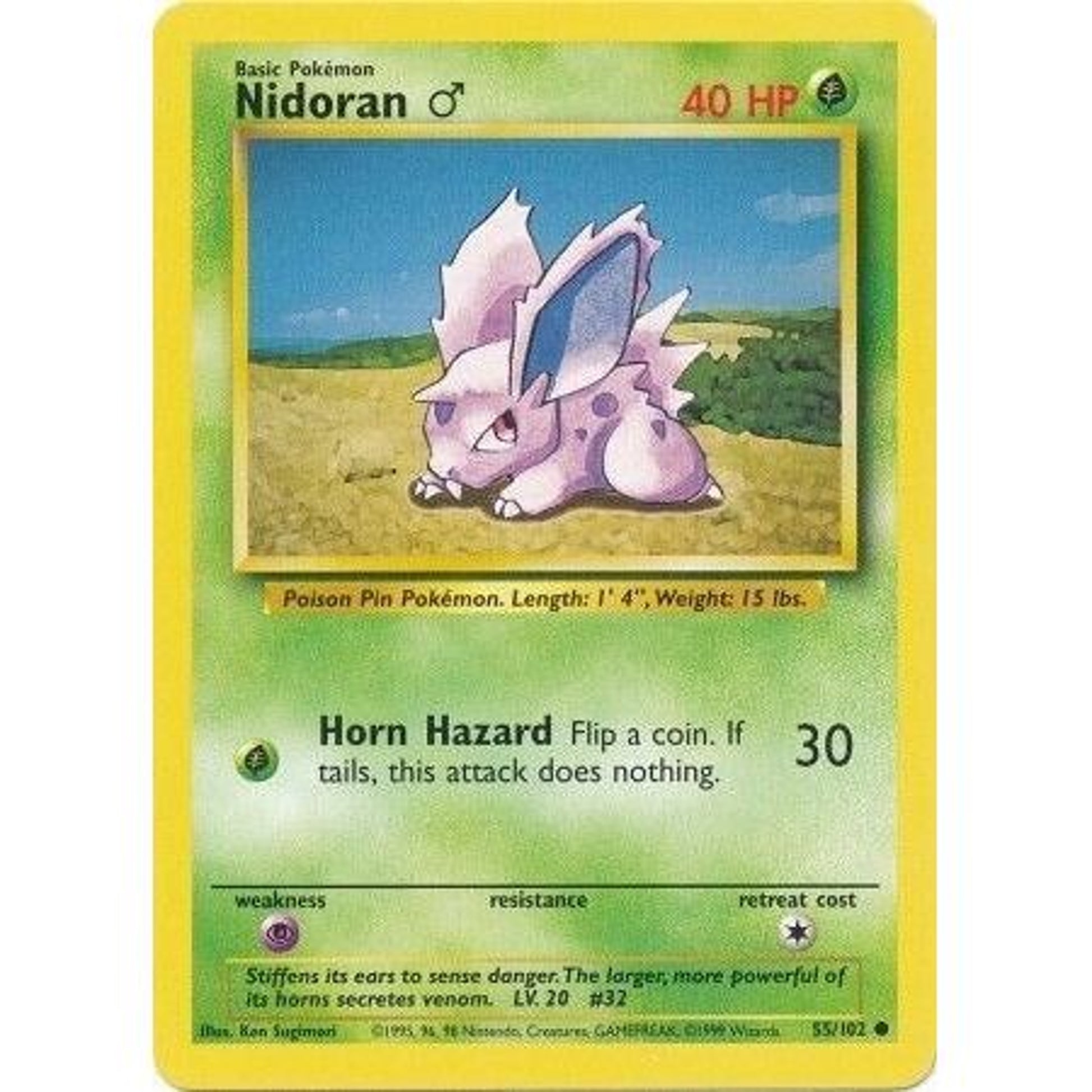 Image for Nidoran M (055/102) (BS) - Pokemon