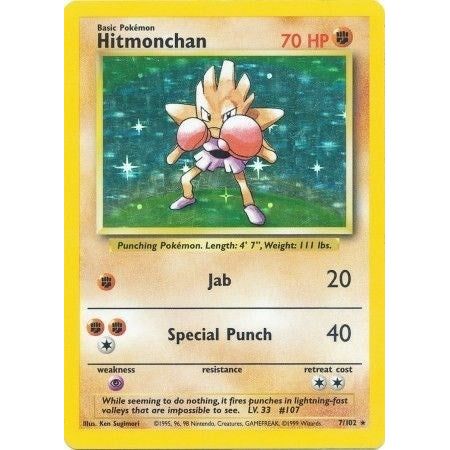 Image for Hitmonchan (007/102) (BS) - Pokemon