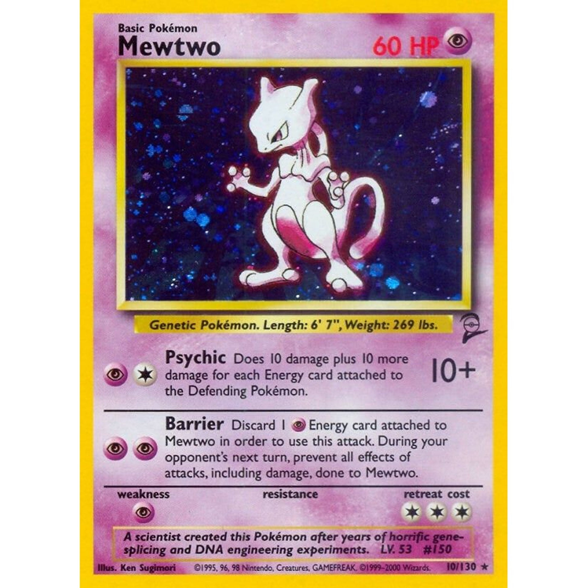Image for Mewtwo (010/130) (BS2) - Pokemon