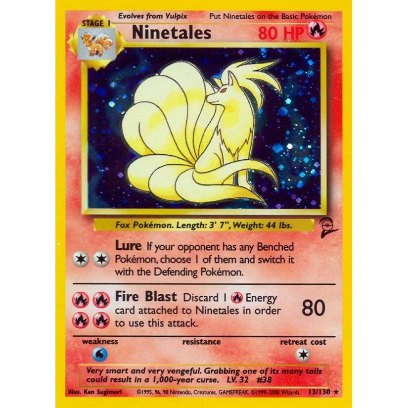 Image for Ninetales (013/130) (BS2) - Pokemon