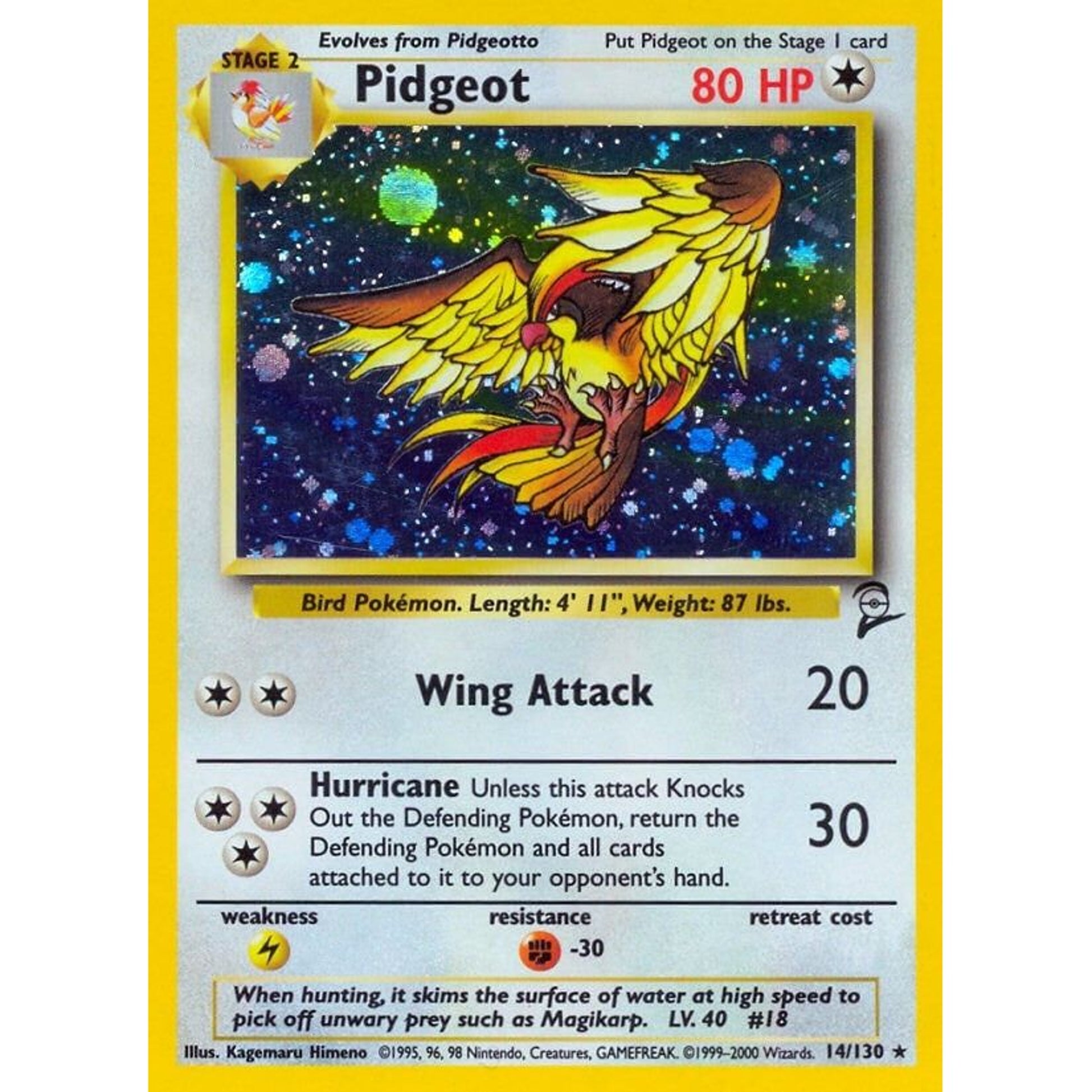 Image for Pidgeot (014/130) (BS2) - Pokemon
