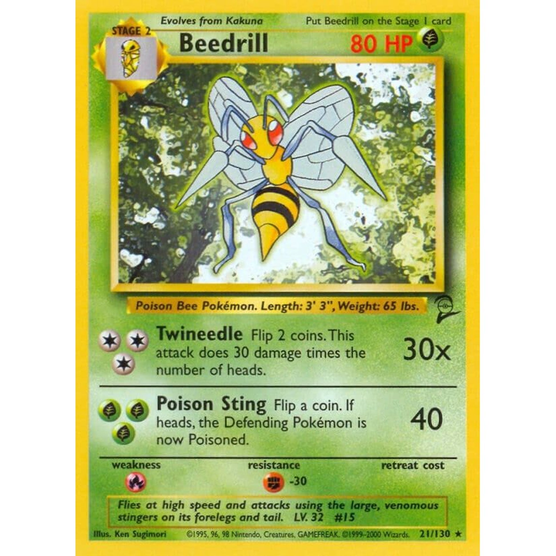 Image for Beedrill (021/130) (BS2) - Pokemon